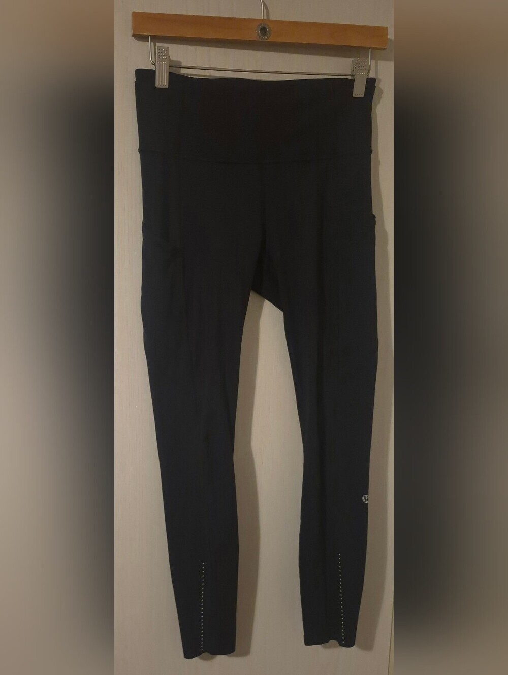 Lululemon Fast & Free 7/8 Tight II Nulux 25" Black Size 6